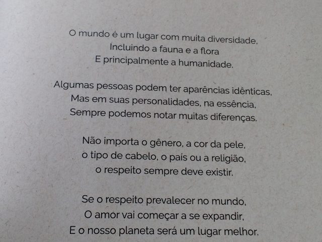 A Diversidade da Humanidade (Clarissa Escosteguy) A Diversidade da Humanidade (Clarissa Escosteguy)